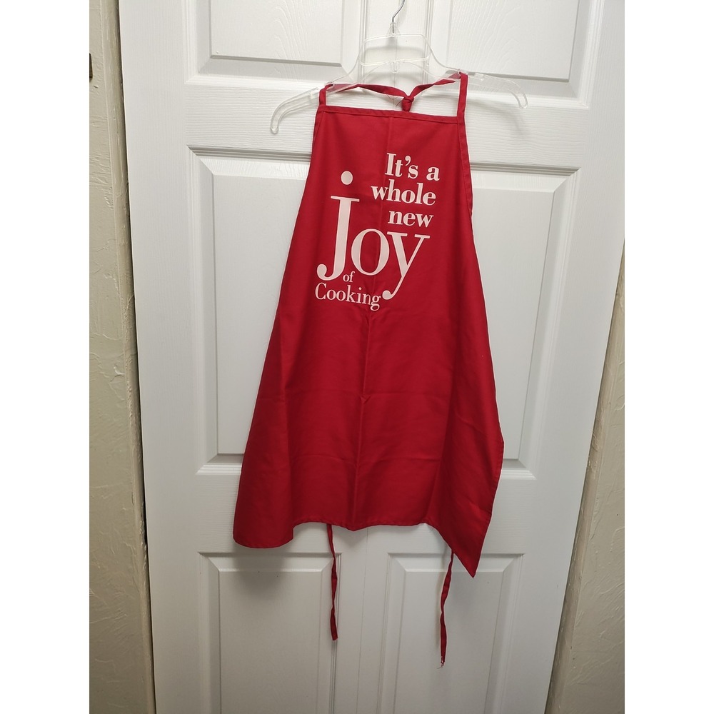 Joy Of Cooking Red White Apron